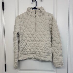 Avalanche Cream Quilted Pullover
